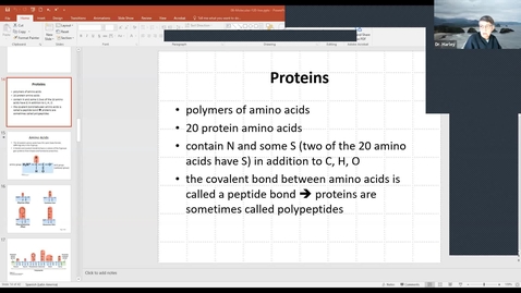 Thumbnail for entry Chemistry For Botanists: Proteins and Lipids