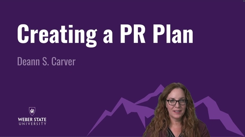 Thumbnail for COMM 3440 PR Plan Overview