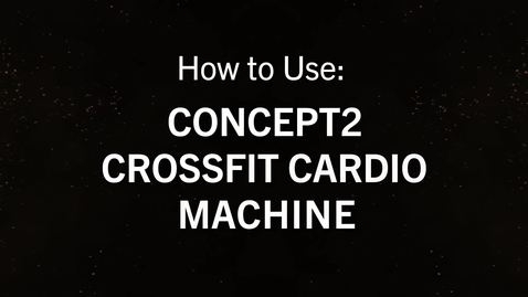 Thumbnail for Concept 2 Crossfit Cardio.mp4