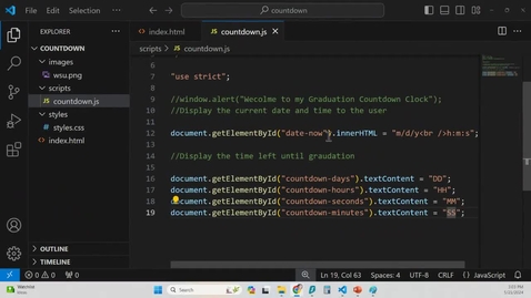 Thumbnail for 7-Variables and Date Objects