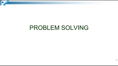 Thumbnail for Problem Solving and Intelligence - Quiz