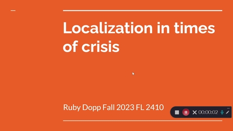 Thumbnail for Humanitarian Localization