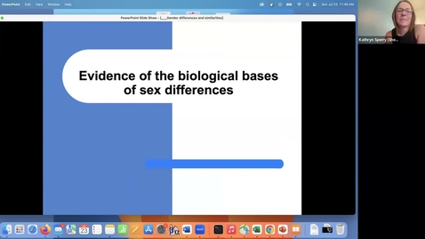 Thumbnail for entry Module 2 - evidence of biological bases of sex differences