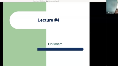 Thumbnail for entry Optimism (lecture #4)