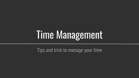 Thumbnail for Video Recording - Sat Jan 27 2024 19:41:43 GMT-0700 (Mountain Standard Time) - Time Management