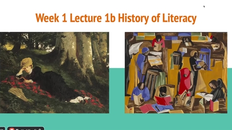 Thumbnail for Day 1b - History of Literacy - Google Slides - 16 August 2025