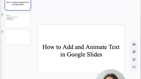 Thumbnail for How to Add and Animate Text in Google Slides.mp4