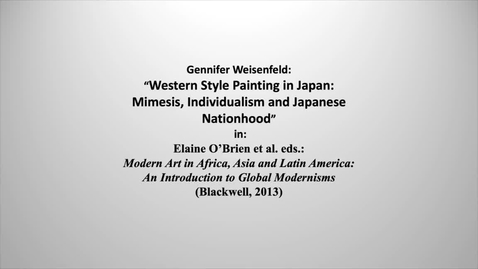 Thumbnail for Asynchronous Lecture: Japanese Modernism of the Meiji Period (1868-1912)
