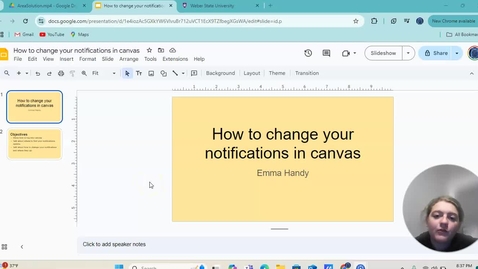 Thumbnail for How to change your canvas notifications