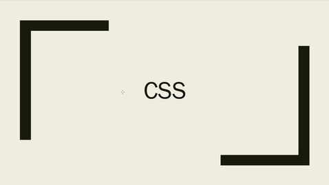 Thumbnail for entry Review CSS Getting Started, Part 1