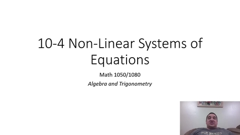 Thumbnail for Math 1050 10-4 PP