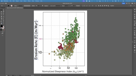 Thumbnail for Changing color and fonts - Illustrator Basics