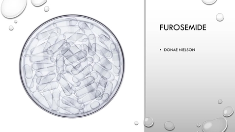 Thumbnail for Furosemide (Lasix) Presentation