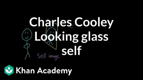 Thumbnail for Charles Cooley- Looking glass self | Individuals and Society | MCAT | Khan Academy