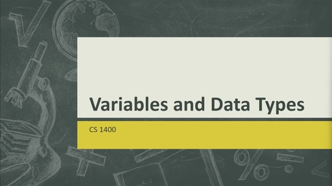 Thumbnail for DataTypes-And-Variables