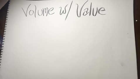 Thumbnail for entry Warm Up Exercise #9: Volume with Value