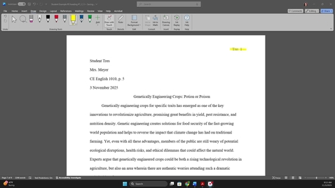 Thumbnail for Peer Review for Heading #2 and Heading #3