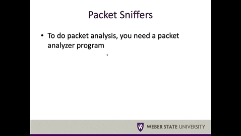 Thumbnail for 1 - Packet Analysis and Networing Basics pt 2