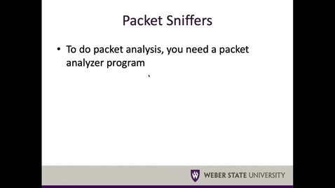 Thumbnail for entry 1 - Packet Analysis and Networing Basics pt 2