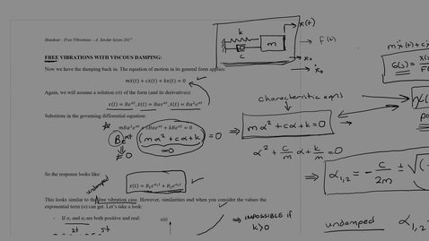 Thumbnail for 10 - Free Vibrations of Damped Systems (CC)