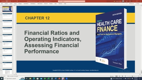 Thumbnail for entry Financial Ratios