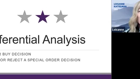 Thumbnail for ACTG 2020 Chap 13 - Video 2 - Part A - Make or buy