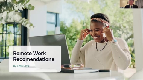 Thumbnail for Remote Work Recommendation Presentation