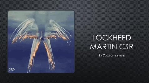 Thumbnail for Lockheed Martin CSR