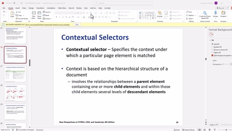 Thumbnail for Video 4 - Contextual Selectors