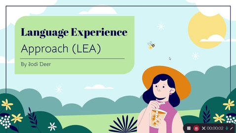Thumbnail for entry Language Experience Approach