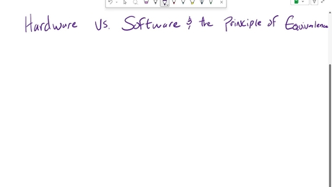 Thumbnail for CS 2810 Week 1: Hardware v software