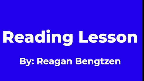 Thumbnail for Reading lesson