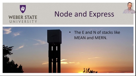 Thumbnail for 3750 - Node Express Part 1