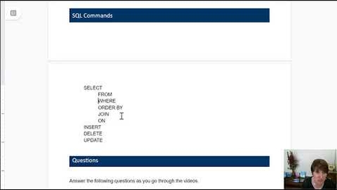 Thumbnail for entry Writing a SELECT statement