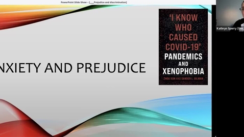 Thumbnail for Lecture - anxiety and prejudice