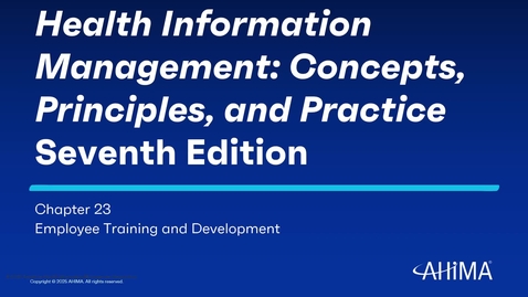 Thumbnail for Ch 23 Employee Training &amp; Development, Oachs &amp; Delhomme