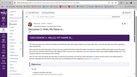 Thumbnail for How to Embed a Video in a Discussion Post