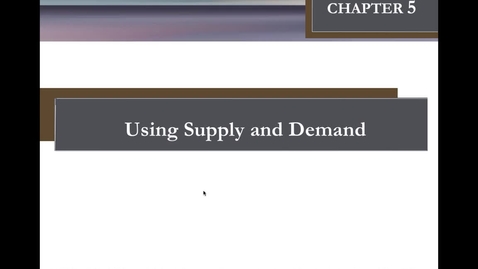 Thumbnail for Using Supply and Demand:  WSU ceilings and floors