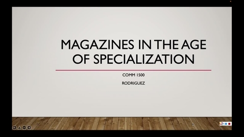Thumbnail for Week 10 - Magazines