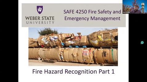 Thumbnail for Module 5 Fire Prevention and Hazard ID (1-2) SAFE 3650 VTL Spring 2025 35661 - Quiz