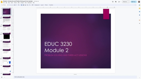 Thumbnail for EDUC3230 W2 Video.mov