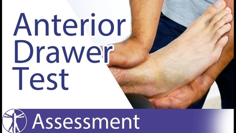 Thumbnail for Anterior Drawer Test of the Ankle | Chronic Ankle Laxity &amp; Anterior Talofibular Ligament Rupture