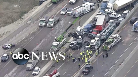 Thumbnail for Ice storm causes deadly crashes | WNT