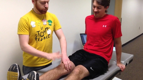 Thumbnail for Clarke’s Sign (Patellar Grind Test)