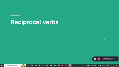Thumbnail for Verbos recíprocas