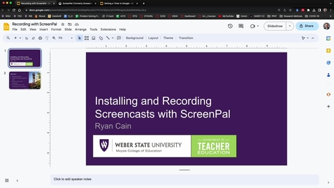 Thumbnail for Installing and Recording with ScreenPal