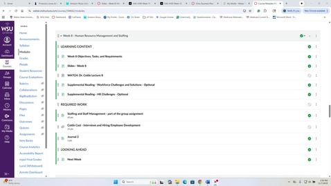 Thumbnail for HAS 4160 - Dr. Cottle Lecture 8