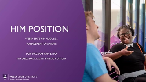 Thumbnail for EHR Management; Lori M.