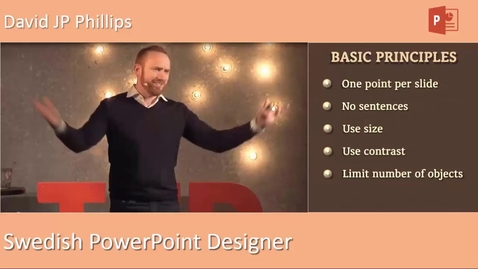 Thumbnail for Five Principles of PowerPoint Design from David J.P. Phillips