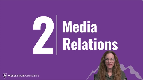 Thumbnail for COMM 3400 Media Relations
